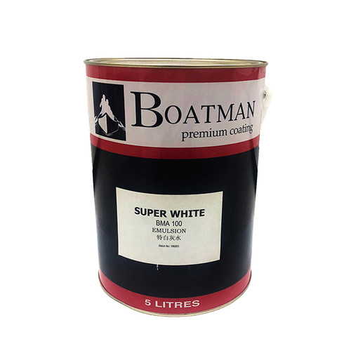 Boatman BSF100 Premium Emulsion Super White 5L (BMA 100) - Selffix Singapore