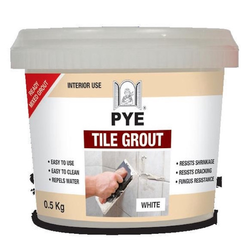 Pye Tile Grout Ready-Mixed White  500g - Selffix Singapore